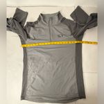 Mountain Hardwear WickQ 1/4 Zip Pullover Size M Gray Stretch Activewear Running Photo 2