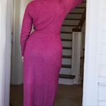 Anthropologie Daily Practice BY Raspberry Belted Knit Maxi Dress Size Medium Photo 3