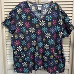 Minions Gray/Multi Graphic Scrub Top V Photo 0