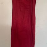 Rampage Vintage Red Sheath Maxi Dress with Spaghetti Straps Photo 0