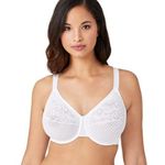 Wacoal NEW Women's Visual Effects Minimizer Bra White 38H Lace Full Coverage Photo 0