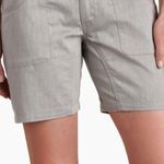 Kuhl  Women's Shorts 10 Cabo Birch Gray Stretch Mid Rise Pockets Hiking Gorpcore Photo 0
