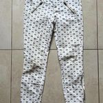 Pilcro and the Letterpress Cream Paisley Floral Pattern Slim Denim Jeans Size 27 Photo 0