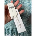 Anthropologie  Love the Label Smocked Ruffle Crop Top NWT Sz. L Photo 5