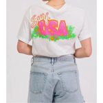 Daydreamer  White Pink Beach Boys Convertible Surf Tropical Oversize USA T-Shirt Photo 6