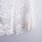 Venus Lace Tank Top Button Down Sleeveless Blouse Photo 4