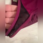 Gianni Bini  Women’s Bikini Swim Bottoms Size M Mesh Side Hipster Burgundy NWT Photo 3