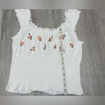 Jolt Women's Floral Embroidered Smocked
Tank Top Photo 6