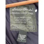 Eddie Bauer Jacket Women's Large Premium Goose Down Black Quilted Full Zip Photo 7