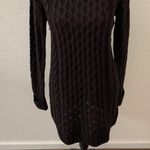 Anthropologie  525 BLACK  cableknit sweater dress small S New NWT Versatile RARE Photo 4