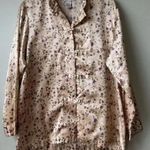 Floral Pajama Set‎ Amanda Stewart Intimates Size L Womens Sleepwear Tan Size L Photo 0