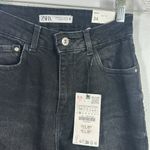 ZARA  dark mom high rise slim mom leg ankle jeans size 2 Photo 4
