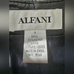 Alfani Black Leather Pencil Skirt Size 4 NWOT Genuine Leather Photo 3