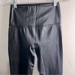 Jane & Bleecker Black Faux Leather Leggings Photo 4