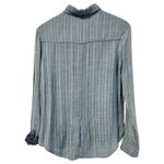 Anthropologie  Holding Horses Button Shirt Womens XS Gray Blue Magnolia Western Photo 1