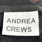 Andrea Crews Applejack Mesh Long Sleeve Top My Little Pony Silk Front Cropped Black Photo 7