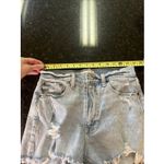 Abercrombie & Fitch  The Mom Short High Rise‎ Blue Jean Denim Cut Off Sz 2/26 Photo 4