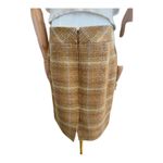 J.Crew  'Sunnie Pencil Skirt' in Mustard Tweed size 6 Photo 8