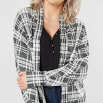 Buckle BKE Plaid Cardigan Sweater Photo 0