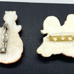 Vintage American Greeting Cards Fall Pumpkin Thanksgiving Brooch Pins Photo 4