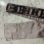 Ibisco Boho Beaded Satin Belt Size Small Purple Photo 3