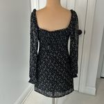 White Fox Boutique White Fox Marina Mini Dress Black Floral Photo 2