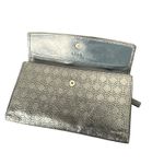 Lodis Perforated Trifold Flap Wallet Black Leather Card ID Holder Womens Photo 13