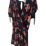 Market & Spruce New Floral Black Romper by  size small Photo 1