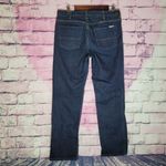 Carhartt  WOMENS ORIGINAL FIT STRAIGHT LEG FLANNEL LINED METALLIC DARK WASH JEANS Photo 1