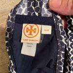 Tory Burch Halter Bikini Swim Top Navy White Geometric Print Women’s Size Medium Photo 5