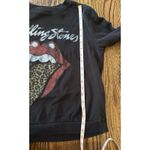 The Rolling Stones ‎ Size S Sweatshirt Crew Neck Graphic Print Black Pullover Photo 2