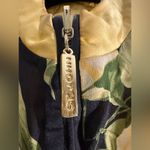 St. John  Black Yellow Sport Floral Double Sided Vest Small Photo 2