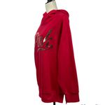 PINK - Victoria's Secret Victoria's Secret PINK Red Sequin hoodie Size M Photo 3