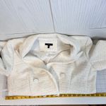 Drew  Blazer White Textured Double Breasted Size L Made in USA Photo 3