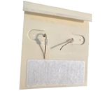 Kenneth Cole New York Black Glass Dangle Earrings Gold Tone Faceted 1.5" New Photo 2