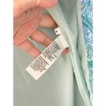 Doncaster  Cotton Long Jacket Spring Summer Blue Green Full Zip Paisley Print Photo 9