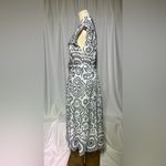 ZARA  ZW Collection Contrast Embroidery Dress | M Photo 4