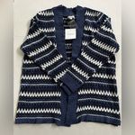 Croft & Barrow Womens Blue Open Front Cardigan Size Extra Large New With Tags Photo 0