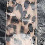 Victoria's Secret VS  Leopard Mesh Tote Top Zip Closure Bag Black NEW Photo 10