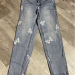 PacSun  Women's Ultra High‎ Rise Slim Fit Butterfly Jeans  Blue Size 23 Z-340 Photo 0