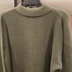 💕LUNYA💕 Cozy Cotton Silk Polo Pullover Sweater ~ Canopy Green M NWT Size M Photo 9
