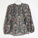 Cleobella Fabiola Organic Cotton Peasant Blouse Size M Photo 5