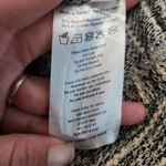 Anthropologie  Anama Beige & Black Striped Tweed Peplum Top Size Medium Photo 6