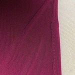 CHAPS Long Sleeve Color Block Dress Black Maroon Small Photo 5