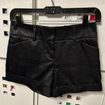 ZARA shiny satin black shorts Photo 0