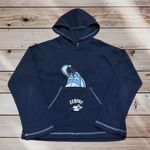 Pooh 100 Acre Collection Hooded Pull Over Fleece Sweatshirt Jacket Size Small Blue Photo 0