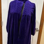 Vanesse House Robe – Vibrant Purple Velour (Size Small) Photo 3