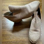 Eileen Fisher Size 6.5 'Leaf' Perforated Leather Tan Slip-On Boot Photo 0