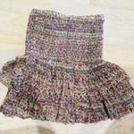 Isabel Marant ÉTOILE earley printed silk chiffon mini skirt in multicolored Photo 1