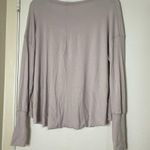 By Together long sleeve oversized ribbed shirt in dusty pink size small Photo 4